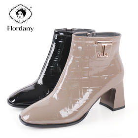 弗洛丹尼高端时尚中粗跟女鞋D216460