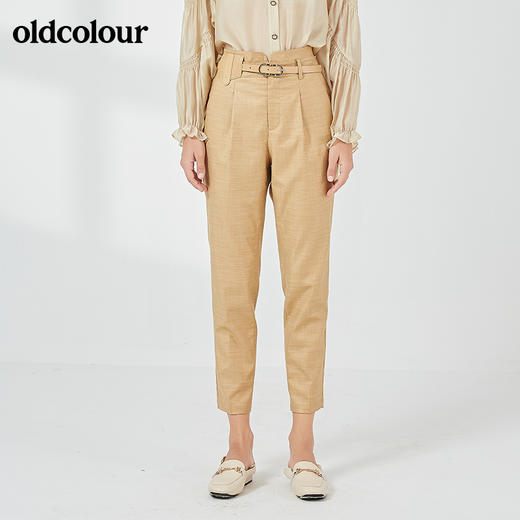 oldcolour春秋季商场同款时尚气质休闲长裤女N32073211 商品图3