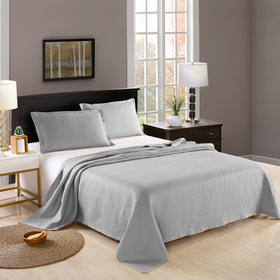 麻棉床单三件套