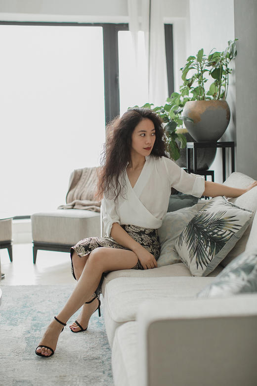 CG｜Silk Shirt with Mandarin Collar  [真丝立领长袖衬衫] 商品图7