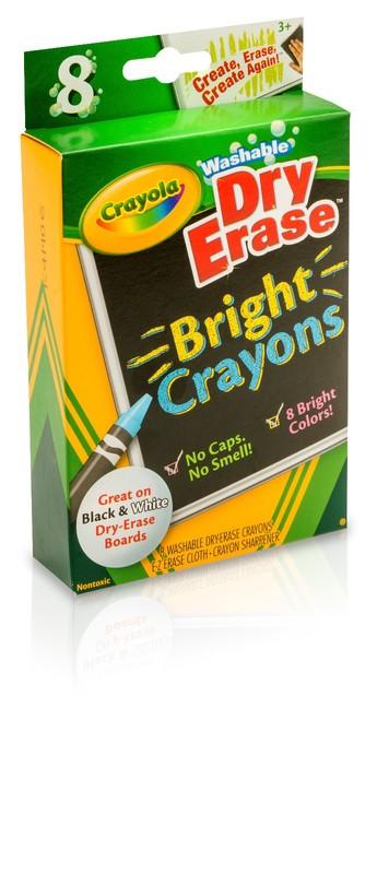 绘儿乐8色易擦可水洗白板蜡笔(明亮色)98-5202 商品图5
