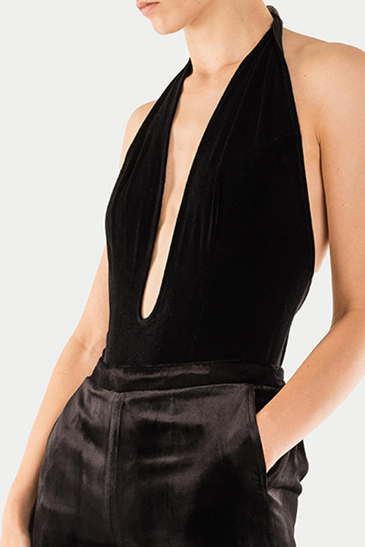 CG｜Studio 54 Velvet TOP  [深V丝绒连体衣] 商品图8