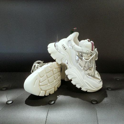 LFGJ 10104 新品双鞋带彩条老爹鞋 商品图3