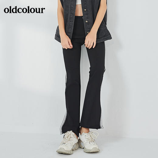 oldcolour秋季时尚休闲修身长裤女N32073229 商品图4
