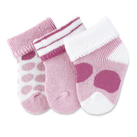 思丹乐新生儿短袜3对装(0-4个月)8201700715