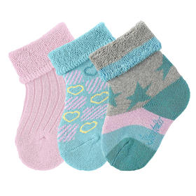 思丹乐新生儿短袜3对装（6-9个月）8301723