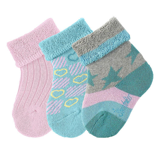 思丹乐新生儿短袜3对装（6-9个月）8301723 商品图0