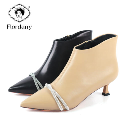 弗洛丹尼高端时尚细跟女鞋D216601 商品图0