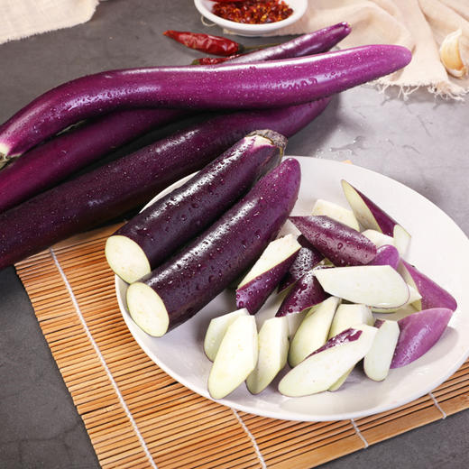 【蔬】长茄子 2条约350g 商品图2