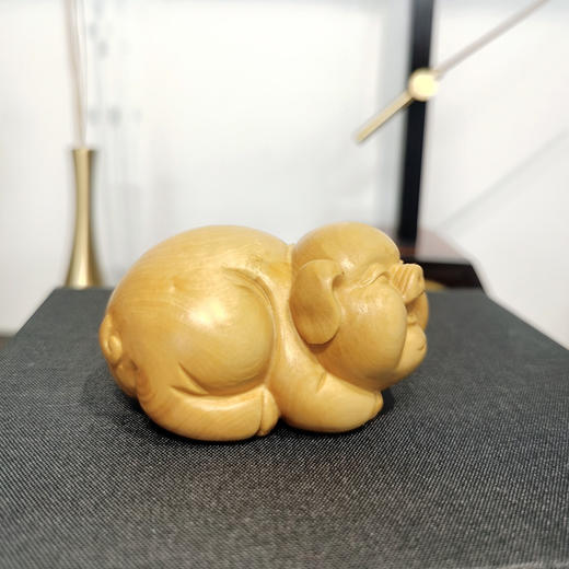 小福猪°黄杨木摆件（单个） 商品图4