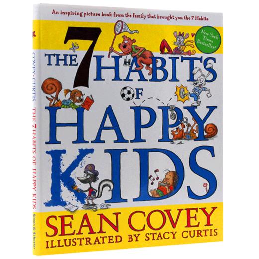 华研原版 高效能儿童的七个习惯 英文原版 The 7 Habits of Happy Kids 快乐孩子的7个习惯 全英文版 精装进口英语书籍 商品图1