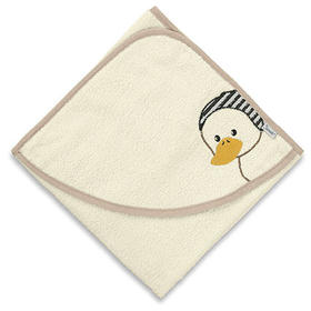 思丹乐连帽卡通浴巾-小鸭Edda7101624