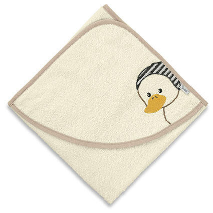 思丹乐连帽卡通浴巾-小鸭Edda7101624 商品图0