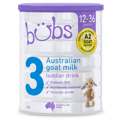 HNMG 澳洲Bubs贝儿婴幼儿配方羊奶粉3段800g 商品图0