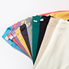 【卫衣】加绒加厚卫衣女秋冬季新款保暖韩版圆领纯色宽松女士套头卫衣外穿