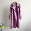 【服饰鞋包】橘芷风衣韩版女气质减龄宽松休闲纯色风衣外套中长款8677 商品缩略图6