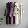 【服饰鞋包】橘芷风衣韩版女气质减龄宽松休闲纯色风衣外套中长款8677 商品缩略图1