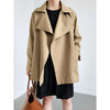 【服饰鞋包】新款韩版小个子风衣系带收腰气质卡其色短款外套女2056 商品缩略图0