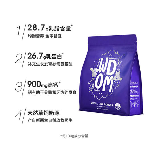 【新西兰WDOM】 - 渥康全脂奶粉 商品图0