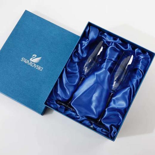 价值1250 施华*洛香槟杯水晶高脚杯礼盒装对杯 乔迁/结婚伴手礼/公司团建/生日礼物 一生一世一杯子 一生一世一辈子！ 商品图5