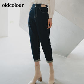 oldcolour欧珂秋季商场同款水洗牛仔长裤女GN31113859