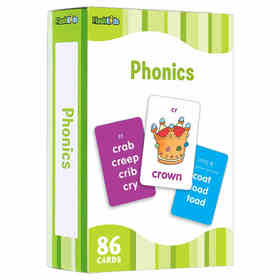 自然拼读儿童闪卡 英文原版 Flash Kids Phonics Flash Cards 英语单词学习卡片 英文启蒙高Q效闪卡 英文版原版