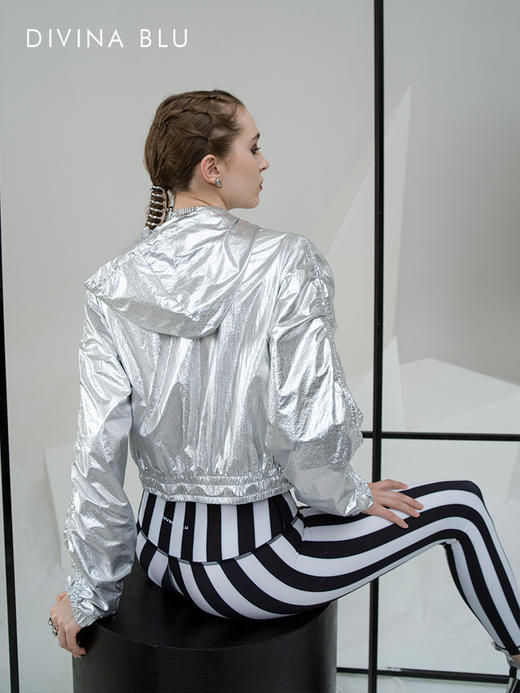 DIVINA BLU戛纳系列女士运动外套健身跑步训练瑜伽服拉链开衫夹克 戛纳外套17 商品图3