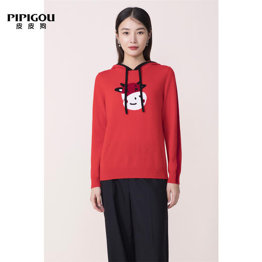 皮皮狗女式连帽领套衫8245207218 商品图2