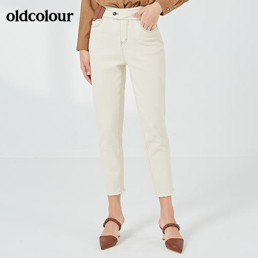oldcolour欧珂秋季商场同款水洗牛仔长裤N32113205 商品图4