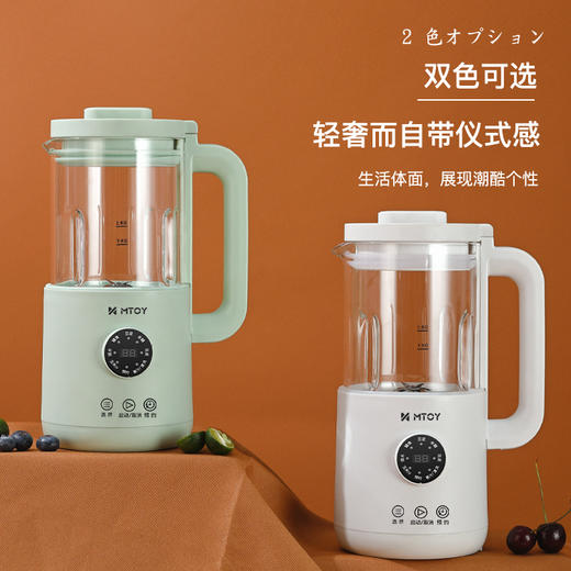 【破壁机二代】MTOY迷你豆浆机家用多功能 600ML1一2人可用 商品图1