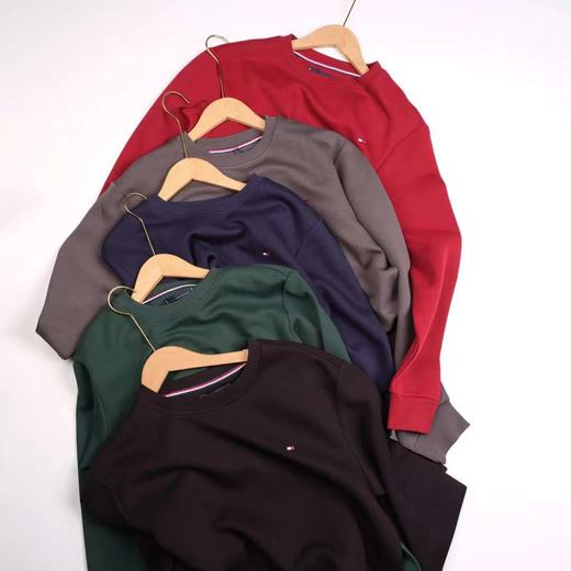 价值990 纯原！汤米TH男士小标刺绣圆领套头卫衣 休闲百搭 柔软舒适 配情侣 巨美 送男票/送老公/送爸爸/送儿子/送哥哥弟弟 商品图6