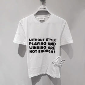 衬衫内搭伴侣，法鳄正品白色字母T恤 原专柜价690