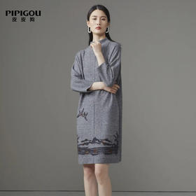 皮皮狗女式植绒连衣裙8245211730