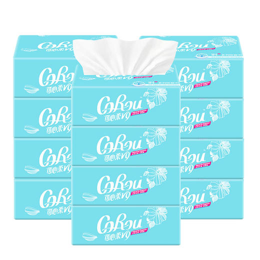 可心柔抽纸婴儿柔纸巾宝宝用保湿纸面巾纸120抽12包抽纸批发整箱 商品图4
