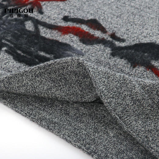 皮皮狗女式植绒中袖圆领套衫8245211828 商品图3