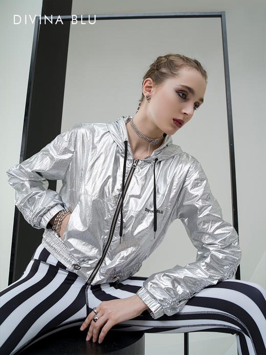 DIVINA BLU戛纳系列女士运动外套健身跑步训练瑜伽服拉链开衫夹克 戛纳外套17 商品图2