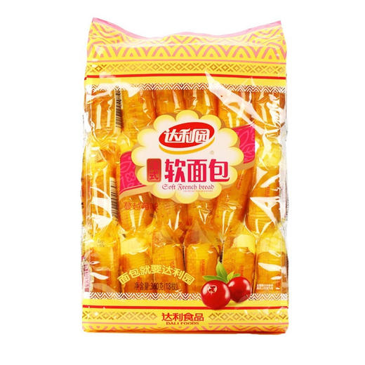 达利园法式软面包360克18枚