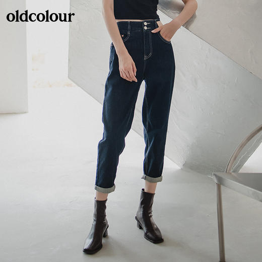 oldcolour欧珂秋季商场同款水洗牛仔长裤女GN31113859 商品图4