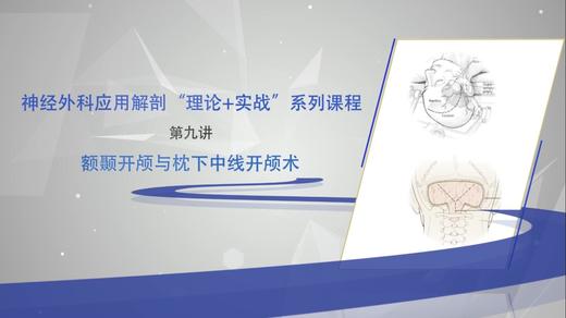 神经外科应用解剖“理论+实战”系列9：额颞开颅与枕下中线开颅术 商品图0