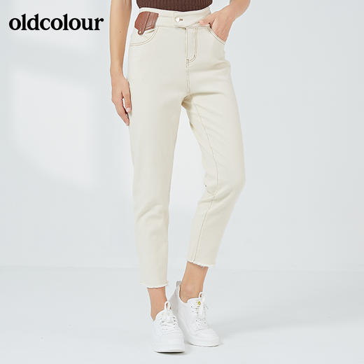 oldcolour欧珂秋季商场同款水洗牛仔长裤N32113205 商品图0