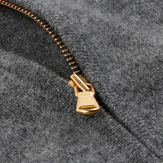 【纯羊绒连帽运动衫】羊绒世家童装21年秋冬100%山羊绒连帽运动针织开衫外套 商品图8