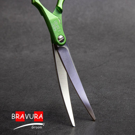 铝柄小弯剪 L1B-60 意大利BRAVURAGROOM宠物美容L系列 商品图1
