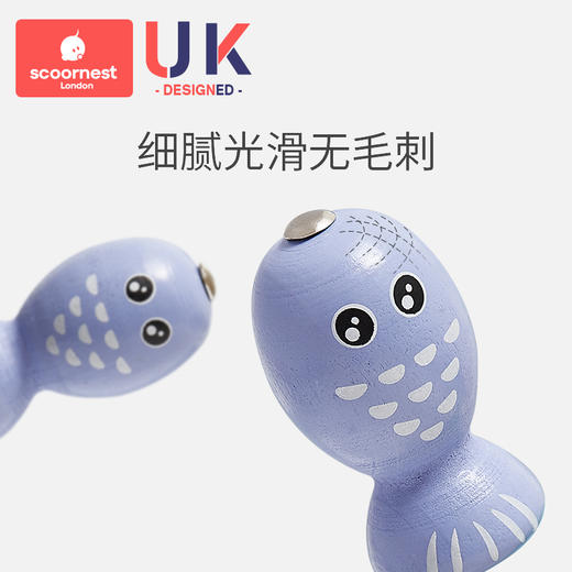 科巢婴儿童钓鱼玩具木质磁性鱼1一2一3岁半男孩宝宝智力益智早教 商品图3