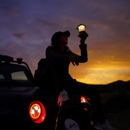 山力士充电式复古星野灯户外营地照明LED 商品图2