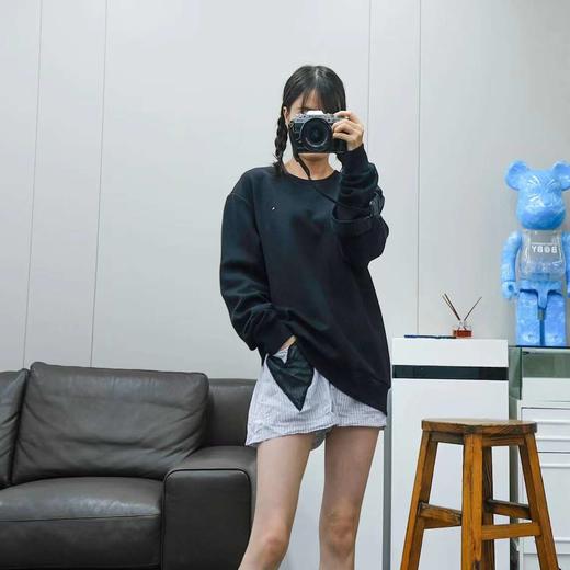 价值990 纯原！汤米TH男士小标刺绣圆领套头卫衣 休闲百搭 柔软舒适 配情侣 巨美 送男票/送老公/送爸爸/送儿子/送哥哥弟弟 商品图3