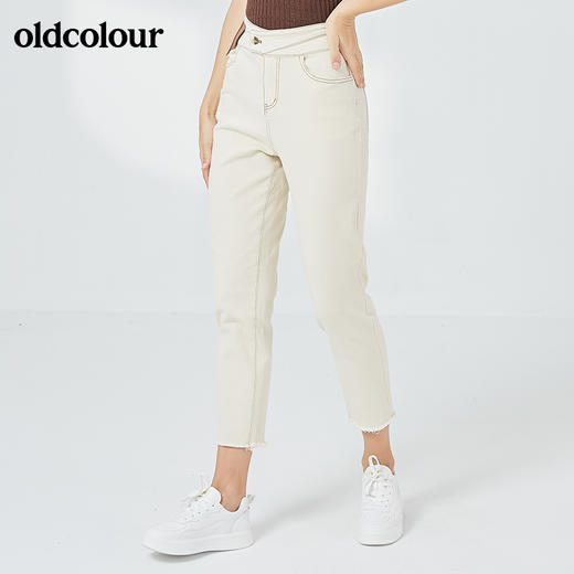 oldcolour欧珂秋季商场同款水洗牛仔长裤N32113205 商品图3