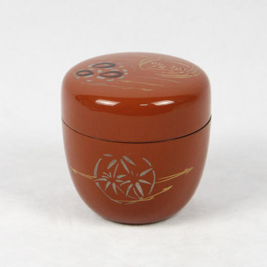 日本金银彩绘朱漆盒 商品图0