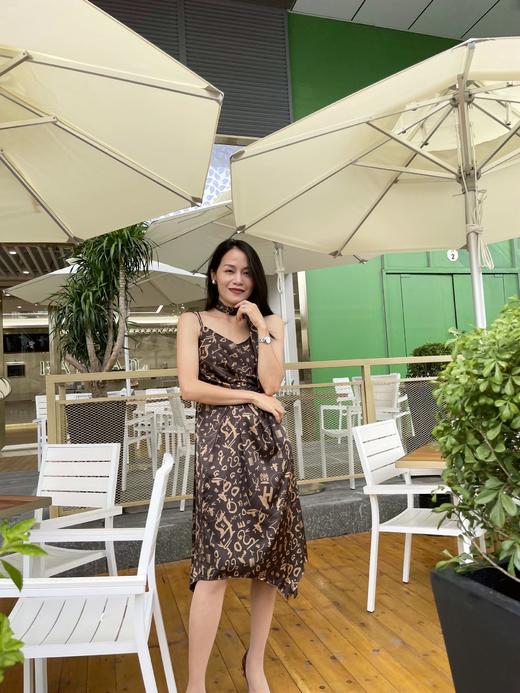 3S4381--赭石色连衣裙1580 商品图10