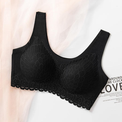 【让乳房自由呼吸】泰国QF俏妃乳胶蕾丝内衣 无钢圈可拆卸柔软舒适服帖 商品图7