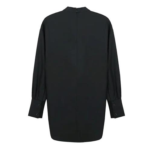 不对称假领圆领衬衫 商品图1